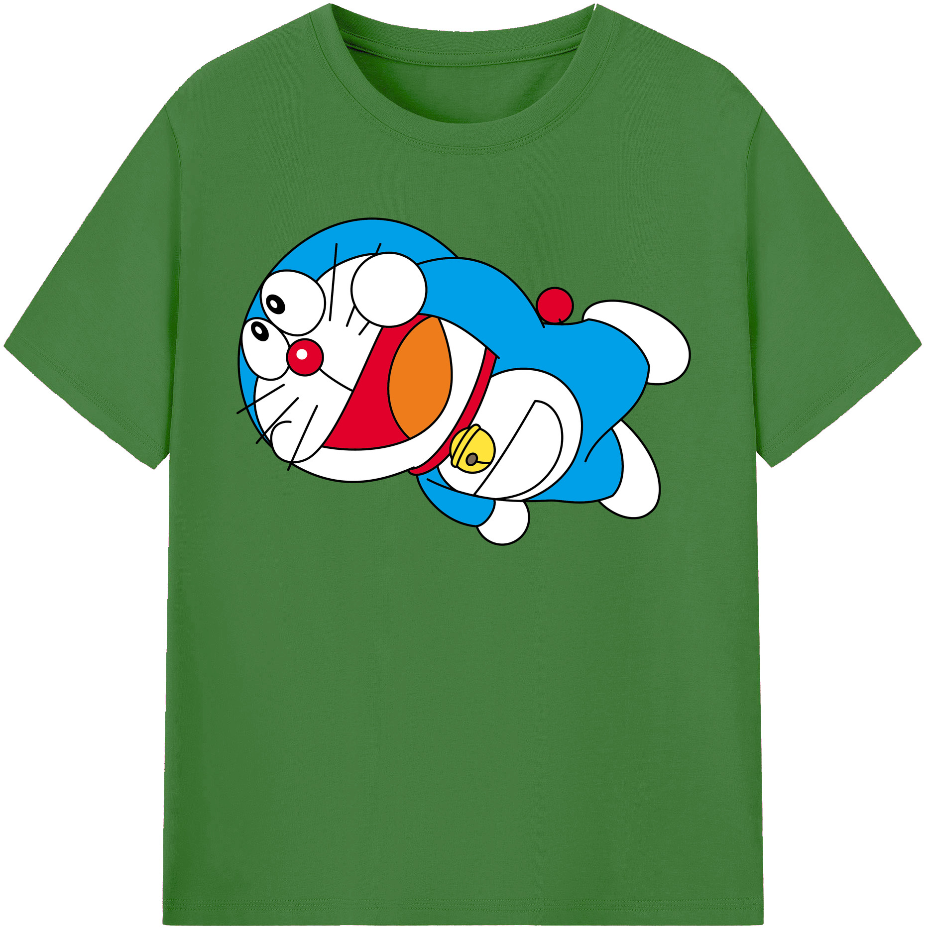 （画像用） ドラえもん Doraemon レディースカジュアルプリントTシャツ（綿100％）